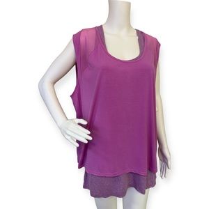Tangerine Active Blouse